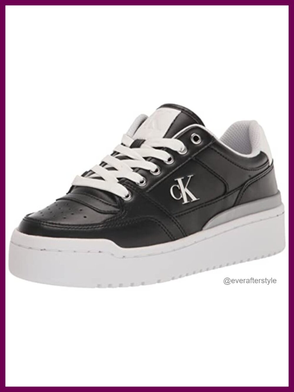 Alondra Faux Leather Lace-Up Athletic Platform Sneakers Everyday